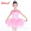 D008002 Dttrol Pink Sleeveless Puffy Girls' Dress Fashion Dance Wear